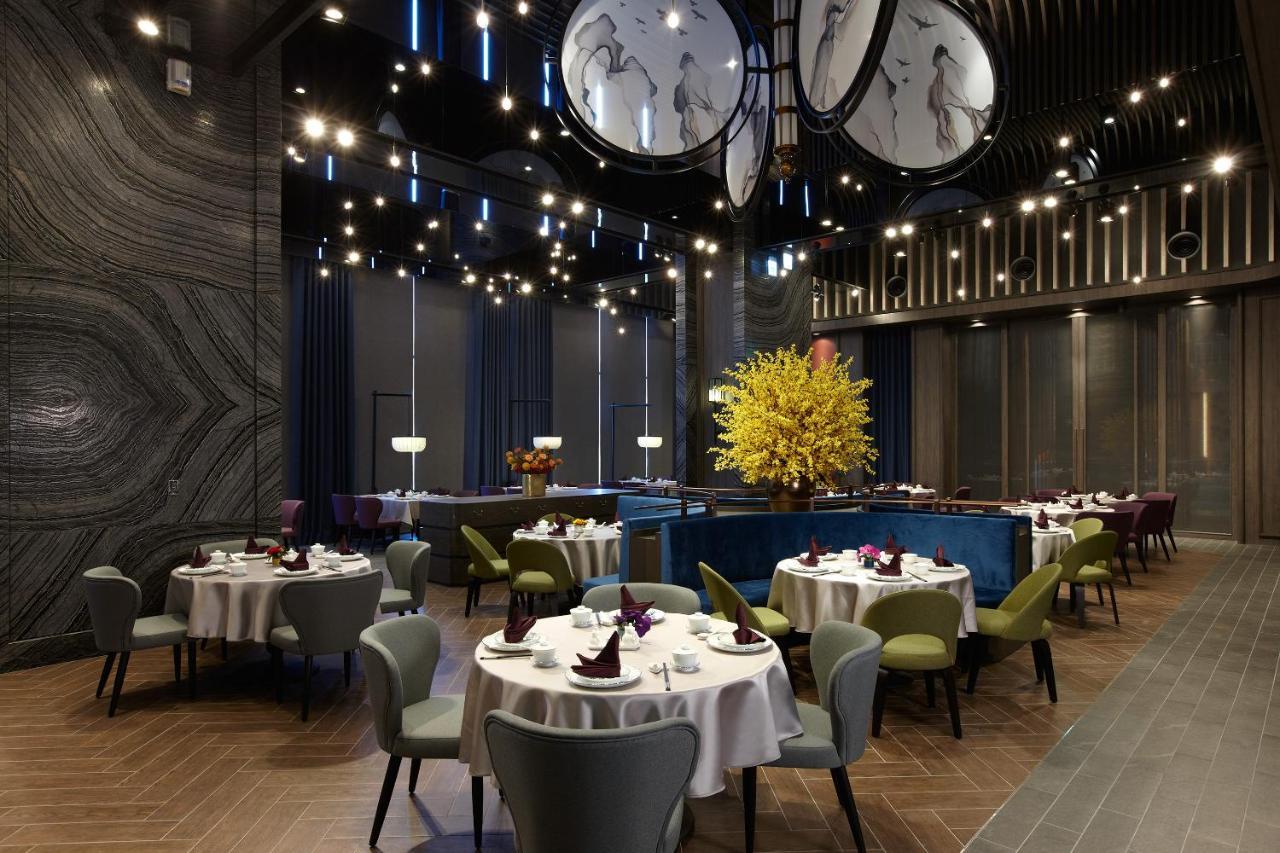 COZZI Blu Hotel Zhongli Exterior foto Interior of the restaurant